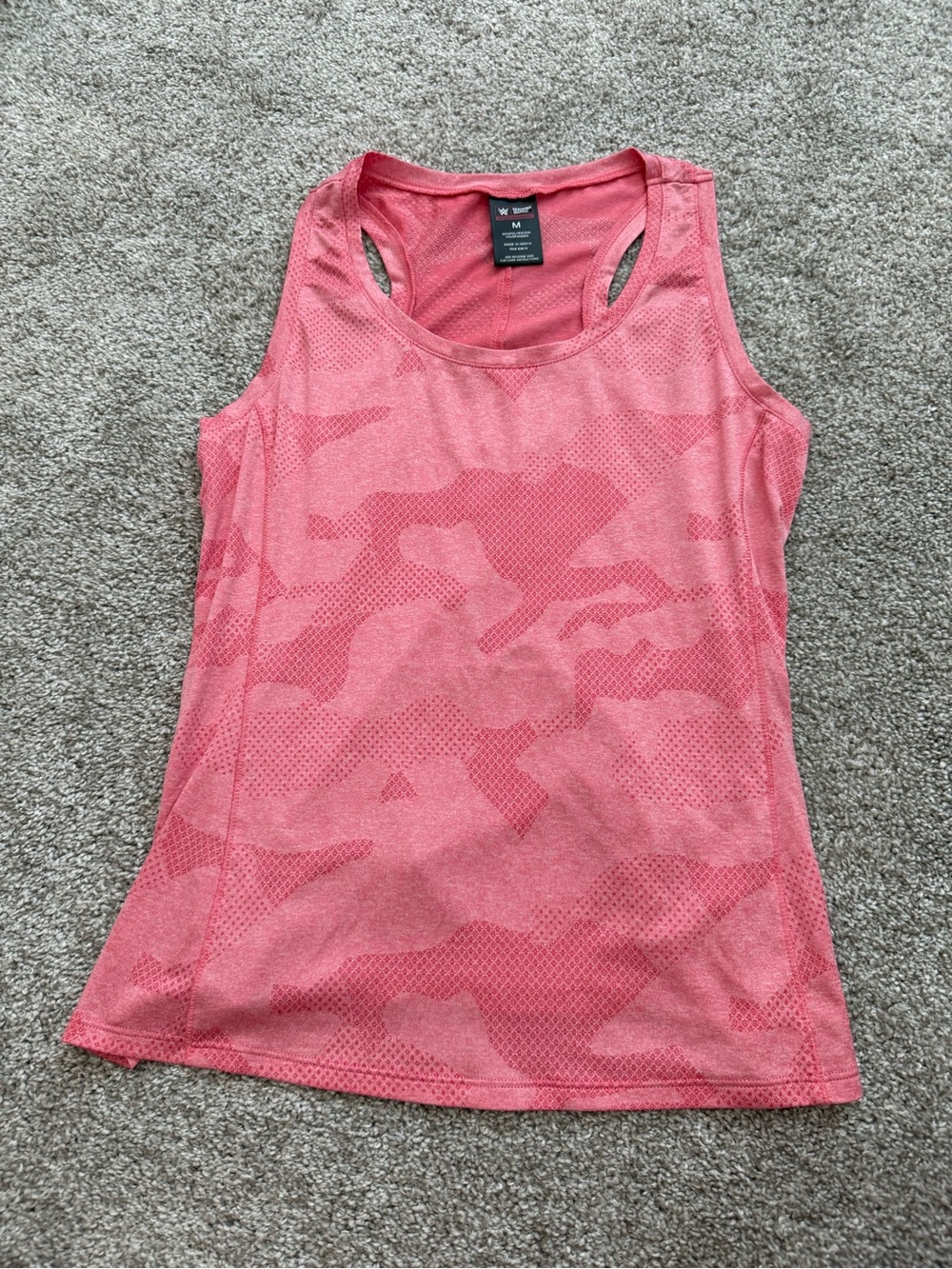 Women’s Pink Camo WWE Tank Top